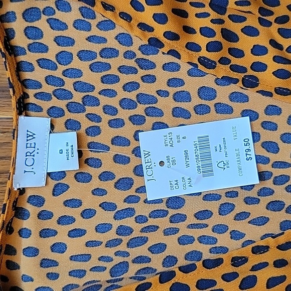 NWT J Crew cheetah print dress - Picture 8 of 8